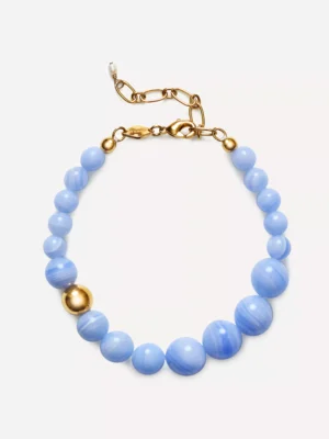 18ct Gold-Plated Float Beaded Bracelet