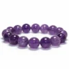 Pulseira de Ametista Natural – Versão Luxo 9–10mm